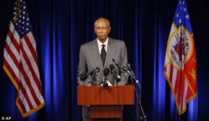 Outgoing mayor Dave Bing will be replaced in January by former hospital executive Mike Duggan, he first white mayor in largely black Detroit since the 1970s, in January