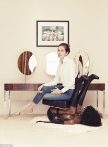 black chair