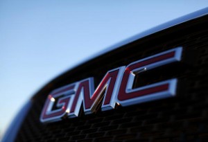 File photo of a General Motors logo on a vehicle for sale at the GM dealership in Carlsbad
