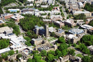 Aerial View of Duke University Campus