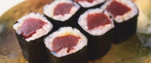 Maguro, sushi rolls