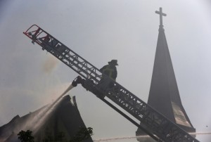 churches burned