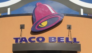 A Taco Bell fast food restaurant is seen in New Carrollton, Maryland, December 31, 2014. AFP PHOTO / SAUL LOEB (Photo credit should read SAUL LOEB/AFP/Getty Images)