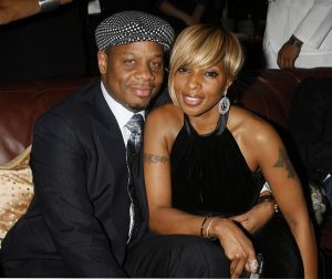 (Photo by Jeffrey Mayer/Wireimage) *** Local caption *** Kendu Isaacs;Mary J. Blige