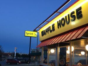 Sprint Waffle House Retail Signs Restaurant