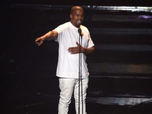 NEW YORK, NY - AUGUST 28:  Kanye West performs onstage during the 2016 MTV Video Music Awards at Madison Square Garden on August 28, 2016 in New York City.  (Photo by Jason Kempin/Getty Images)