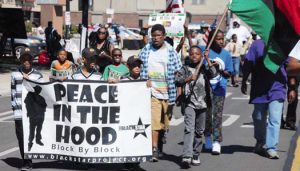 Chicago area youth call for peace in the streets and to stop the violence. Photos Haroon Rajaee